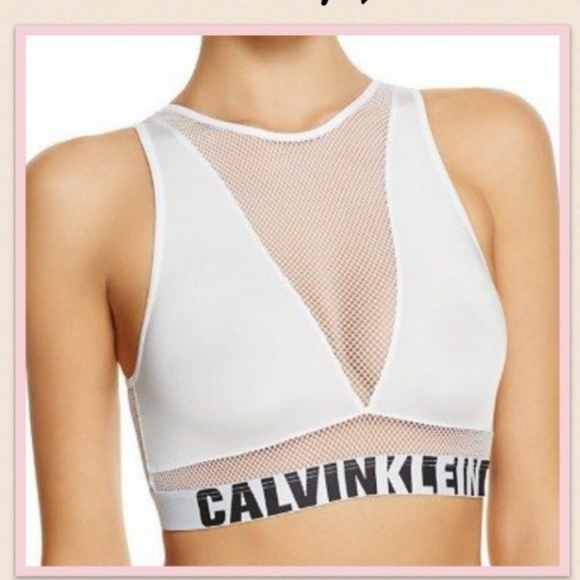 calvin klein high neck bralette